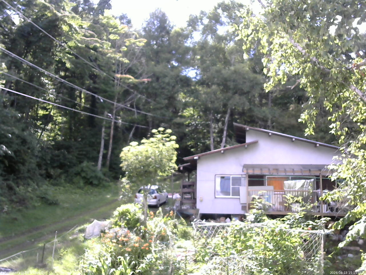 長野県菅平高原 ゆたか山荘 西側(坂上) 2026/08/13 15:15
