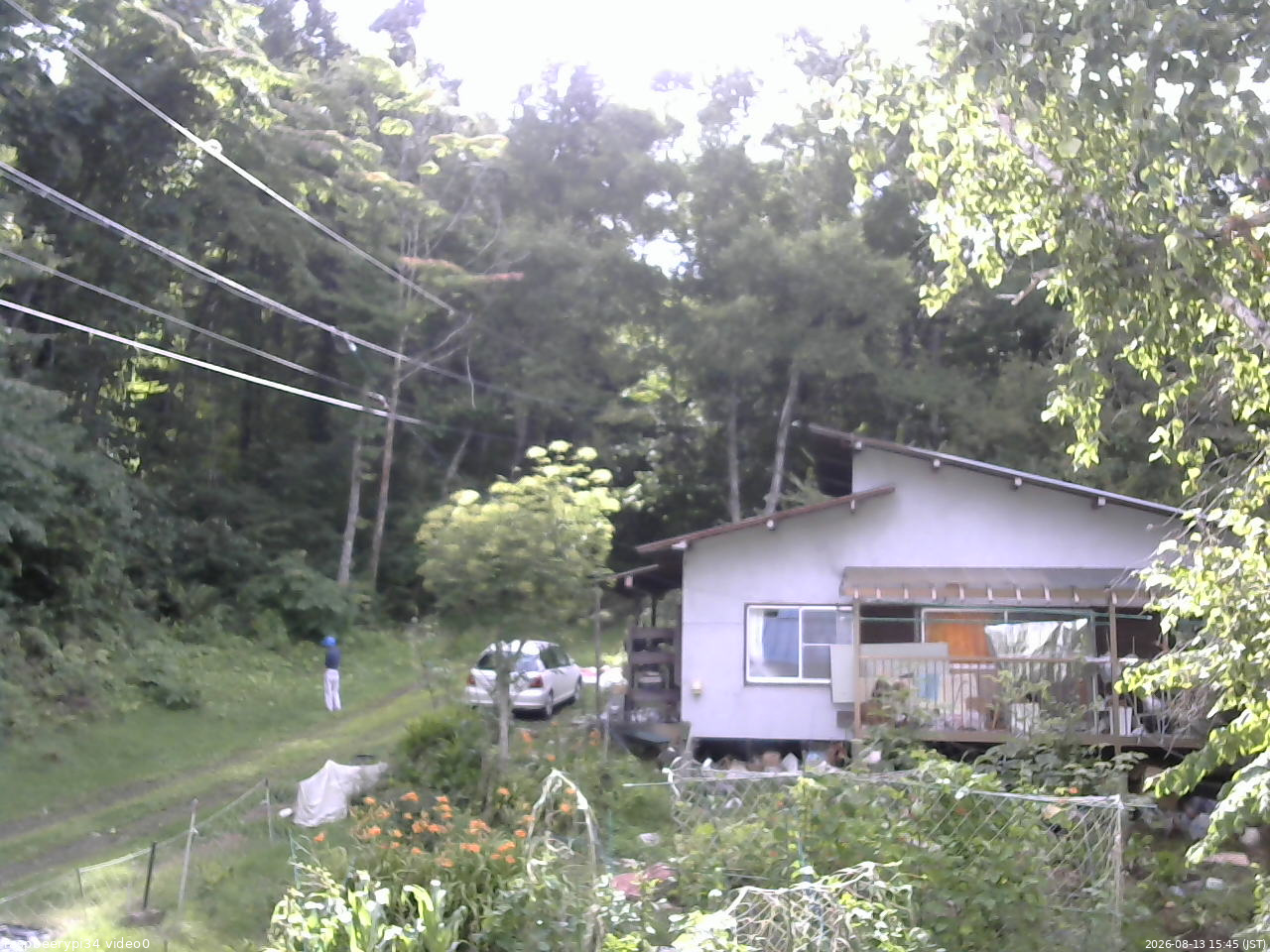 長野県菅平高原 ゆたか山荘 西側(坂上) 2026/08/13 15:45