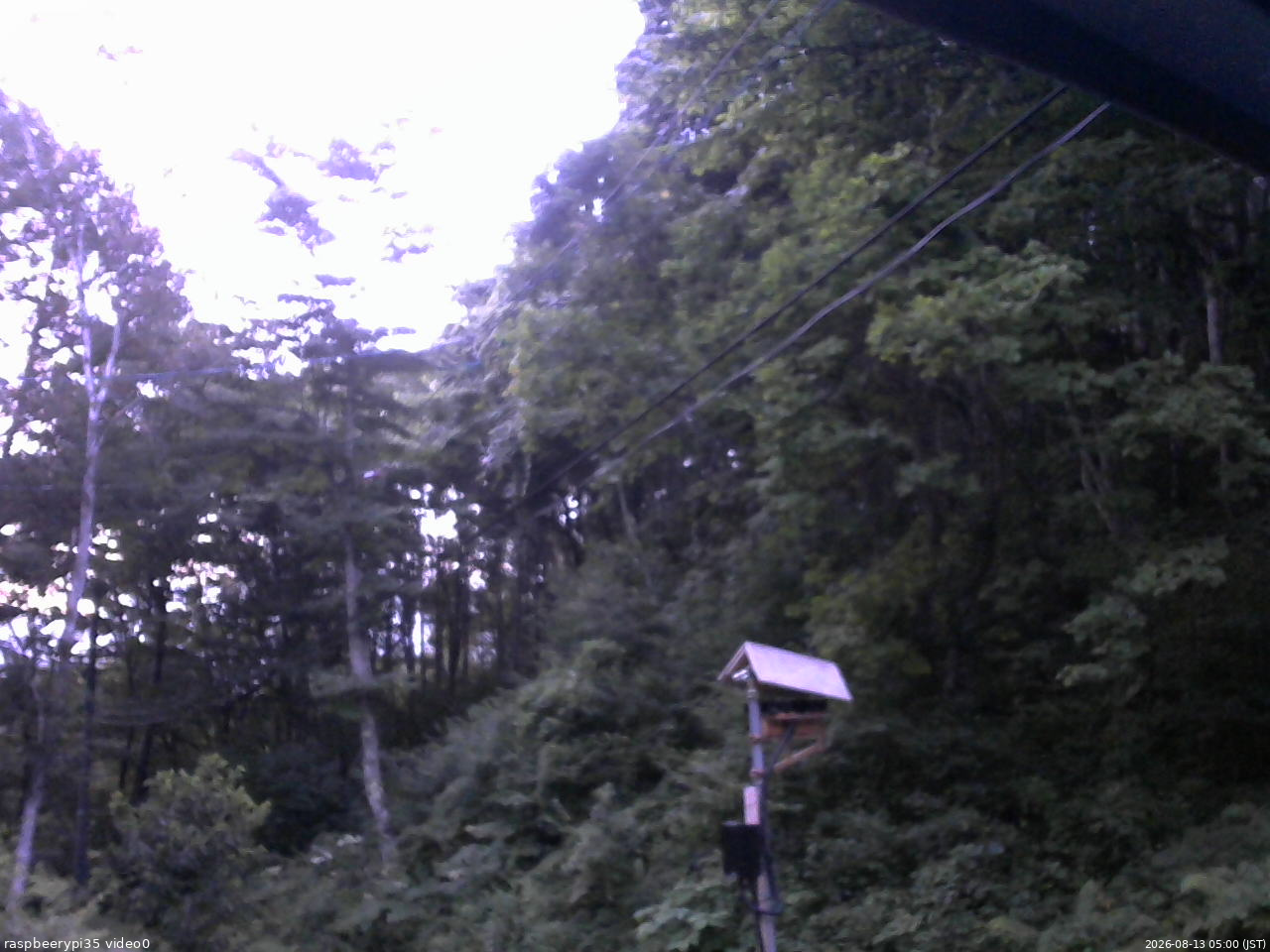長野県菅平高原 ゆたか山荘 温度計 2026/08/13 05:00