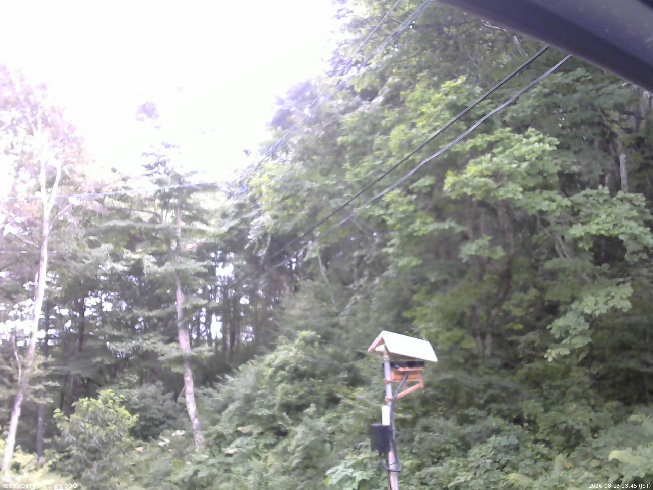 長野県菅平高原 ゆたか山荘 温度計 2026/08/13 13:45
