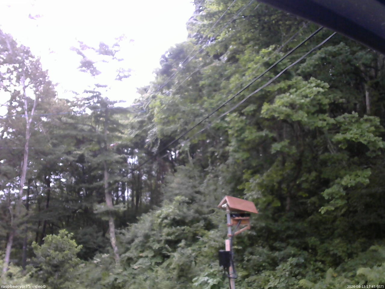 長野県菅平高原 ゆたか山荘 温度計 2026/08/13 17:45