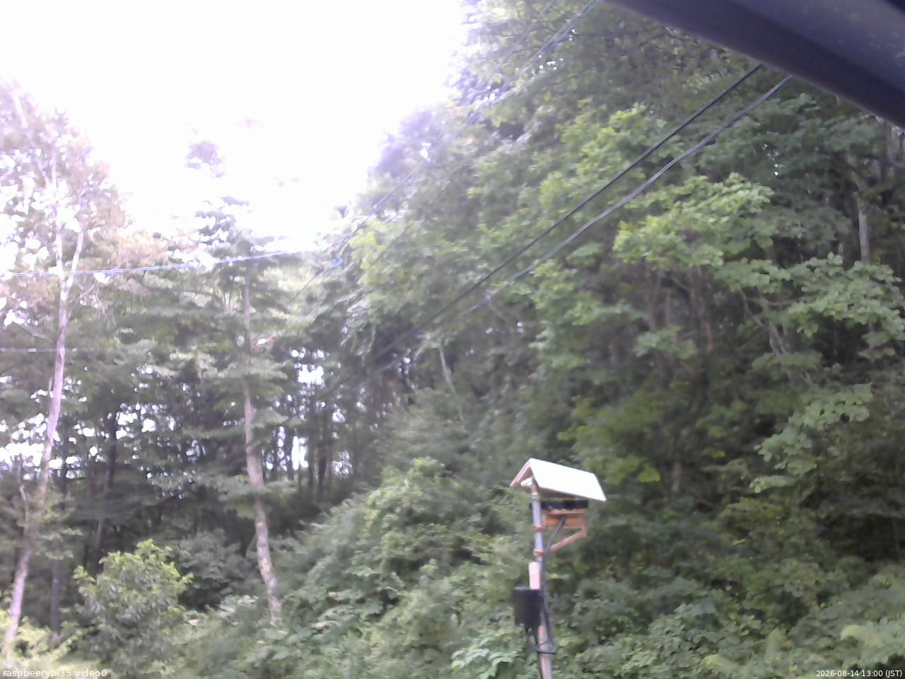 長野県菅平高原 ゆたか山荘 温度計 2026/08/14 13:00