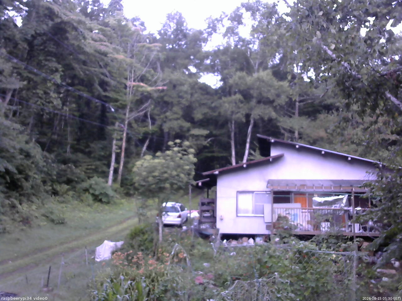 長野県菅平高原 ゆたか山荘 西側(坂上) 2026/08/15 05:30