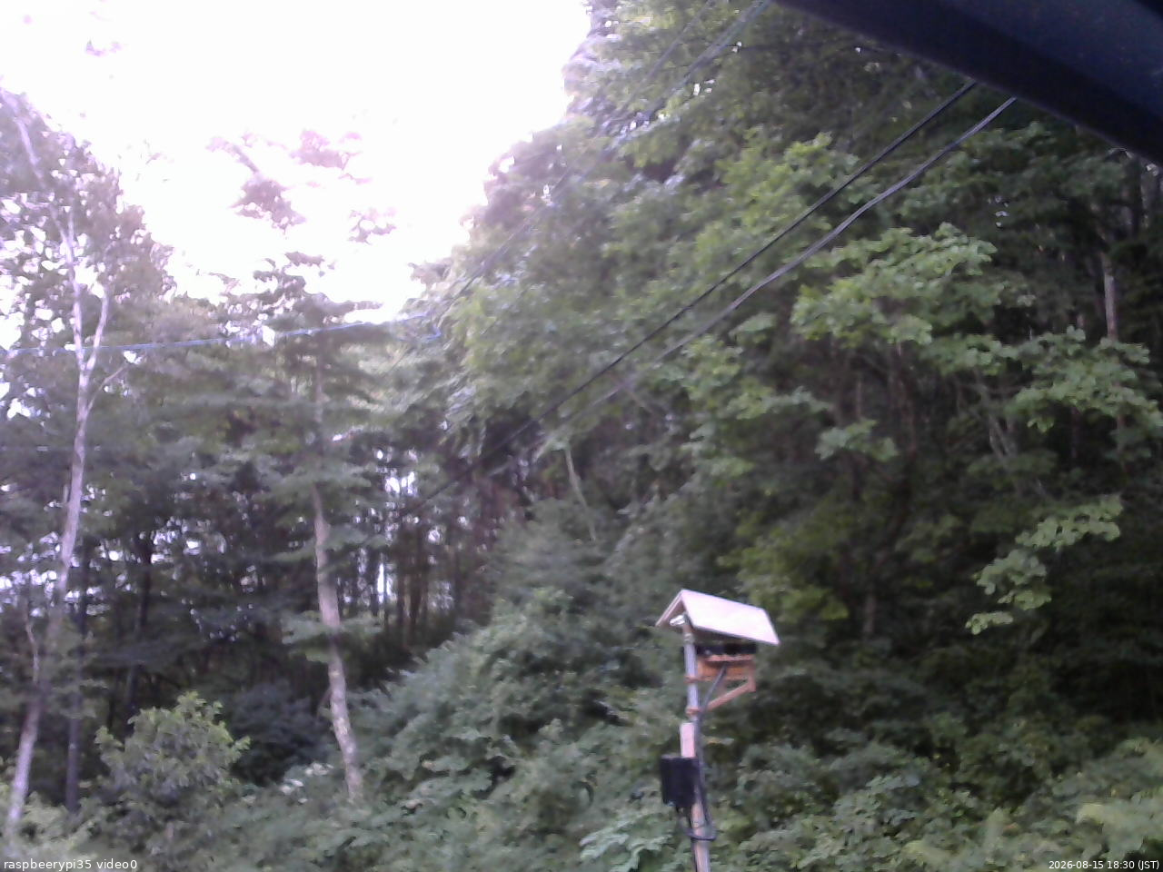 長野県菅平高原 ゆたか山荘 温度計 2026/08/15 18:30