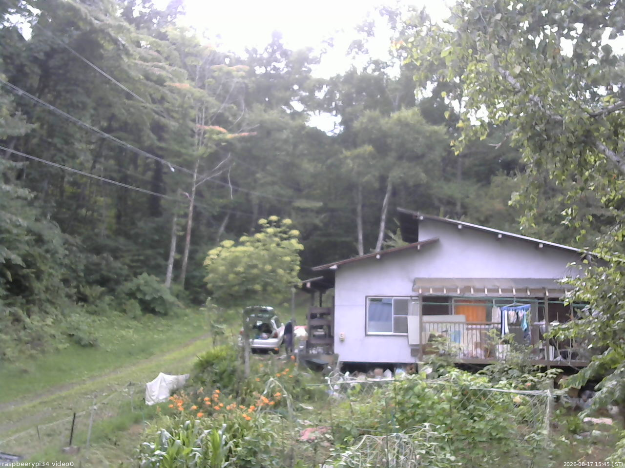 長野県菅平高原 ゆたか山荘 西側(坂上) 2026/08/17 15:45