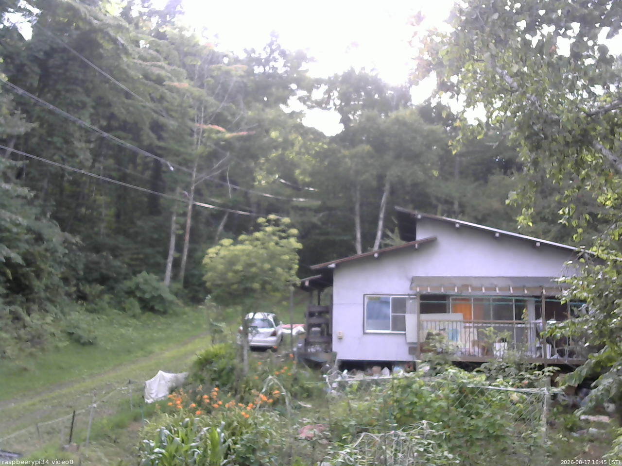 長野県菅平高原 ゆたか山荘 西側(坂上) 2026/08/17 16:45