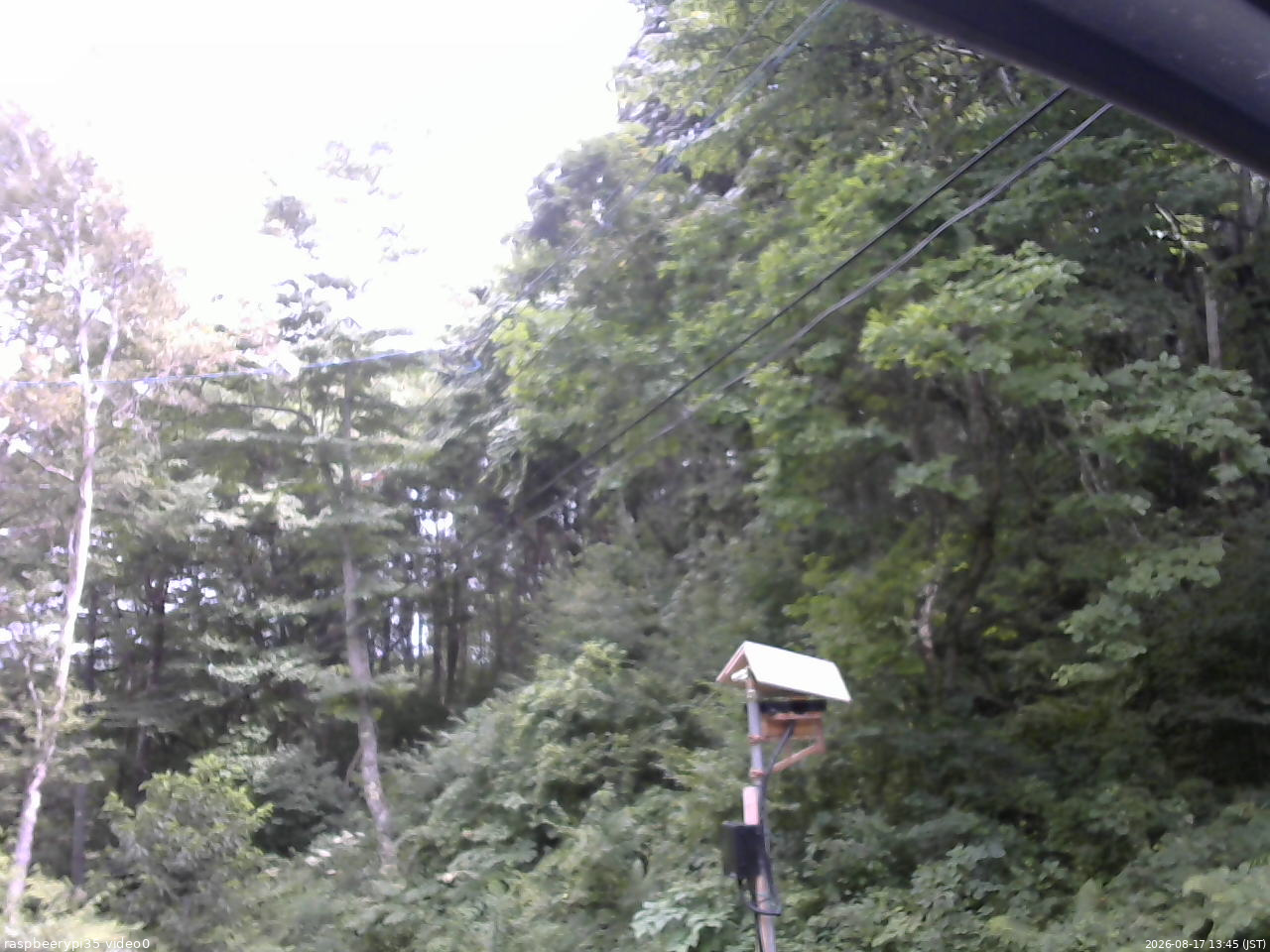 長野県菅平高原 ゆたか山荘 温度計 2026/08/17 13:45