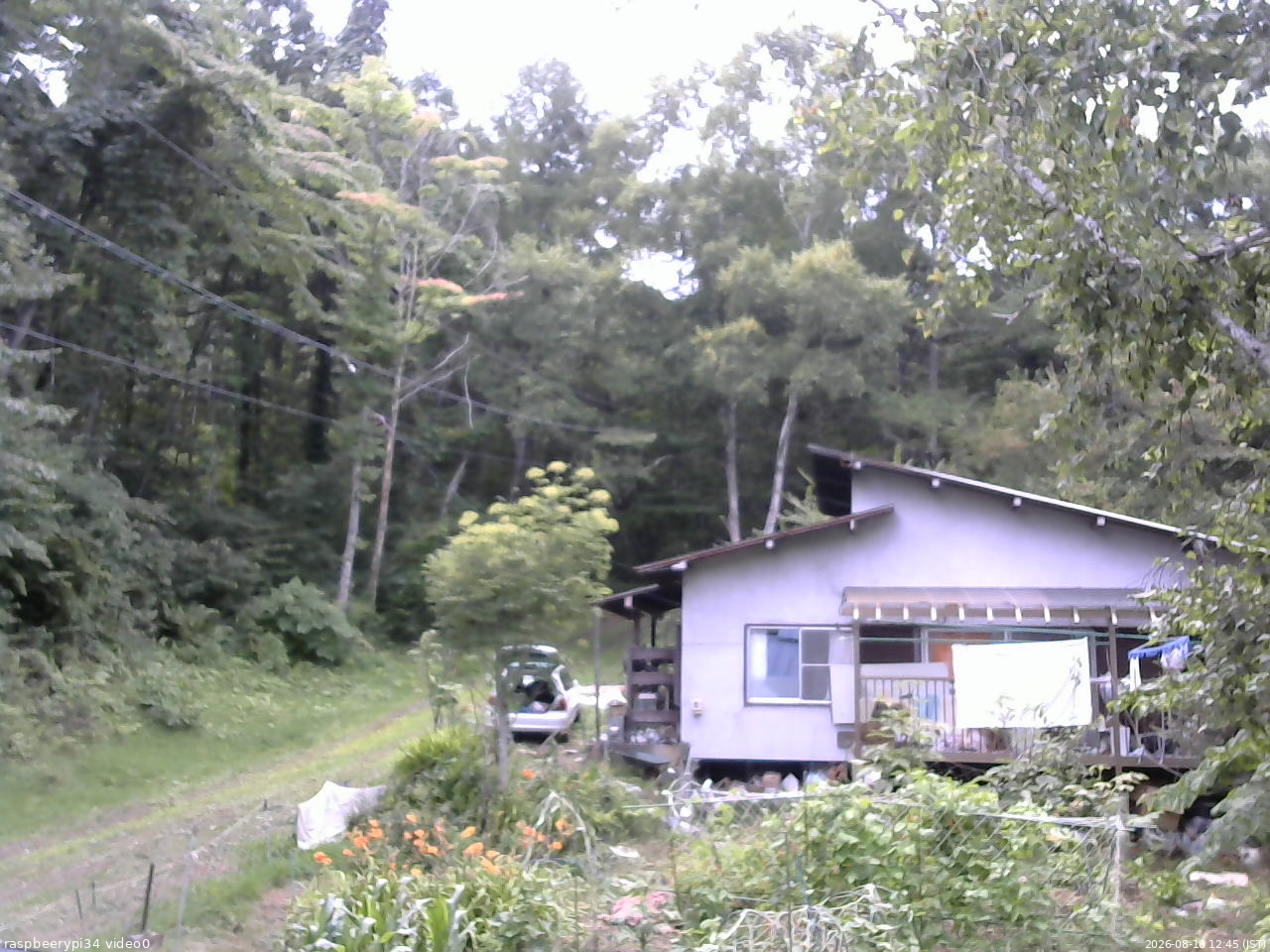 長野県菅平高原 ゆたか山荘 西側(坂上) 2026/08/18 12:45