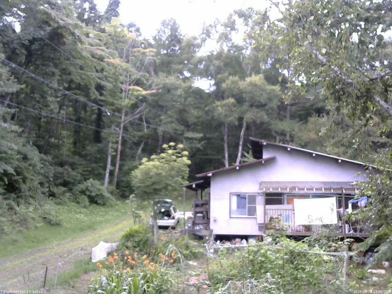 長野県菅平高原 ゆたか山荘 西側(坂上) 2026/08/18 13:00