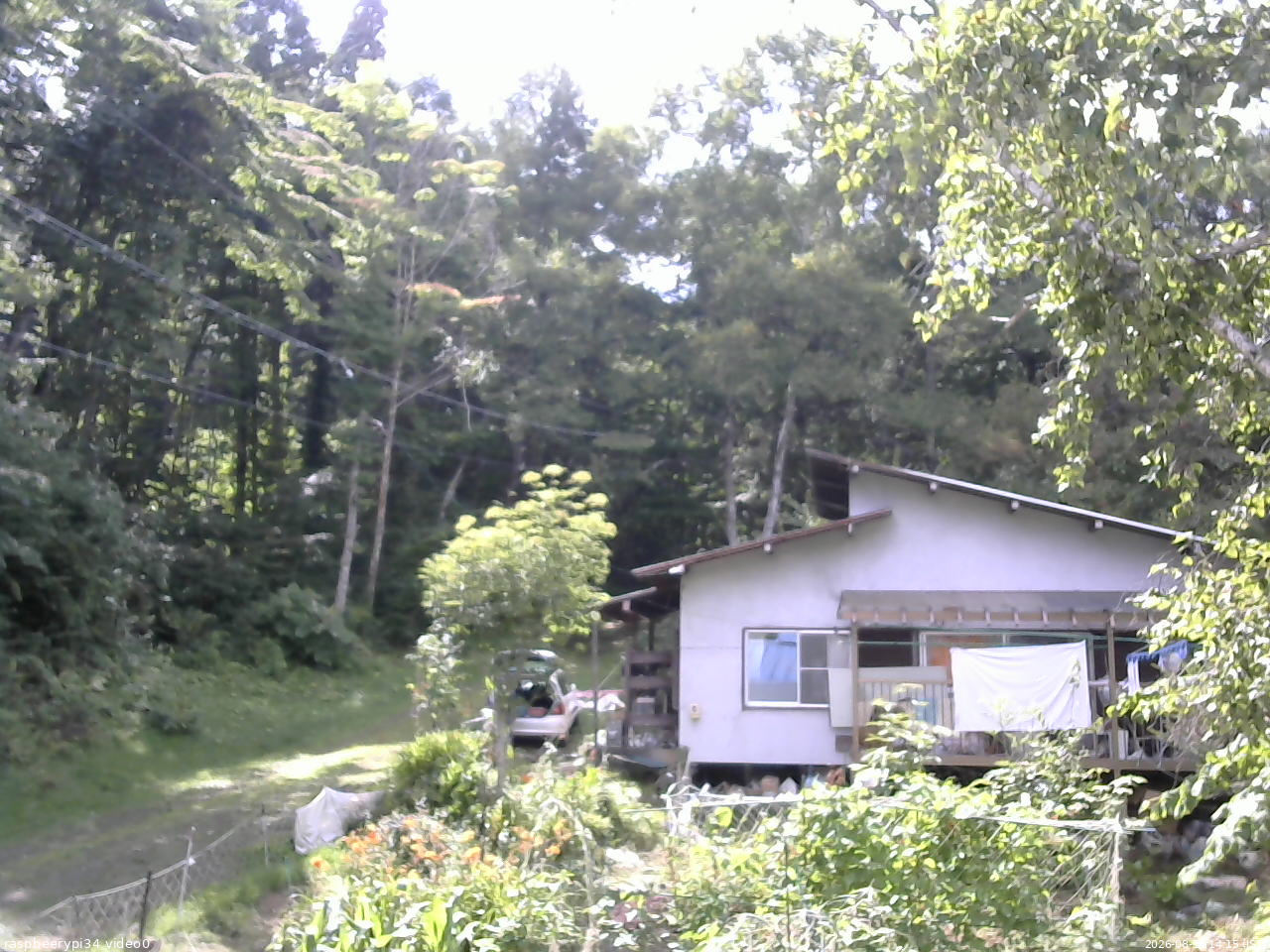 長野県菅平高原 ゆたか山荘 西側(坂上) 2026/08/18 14:15