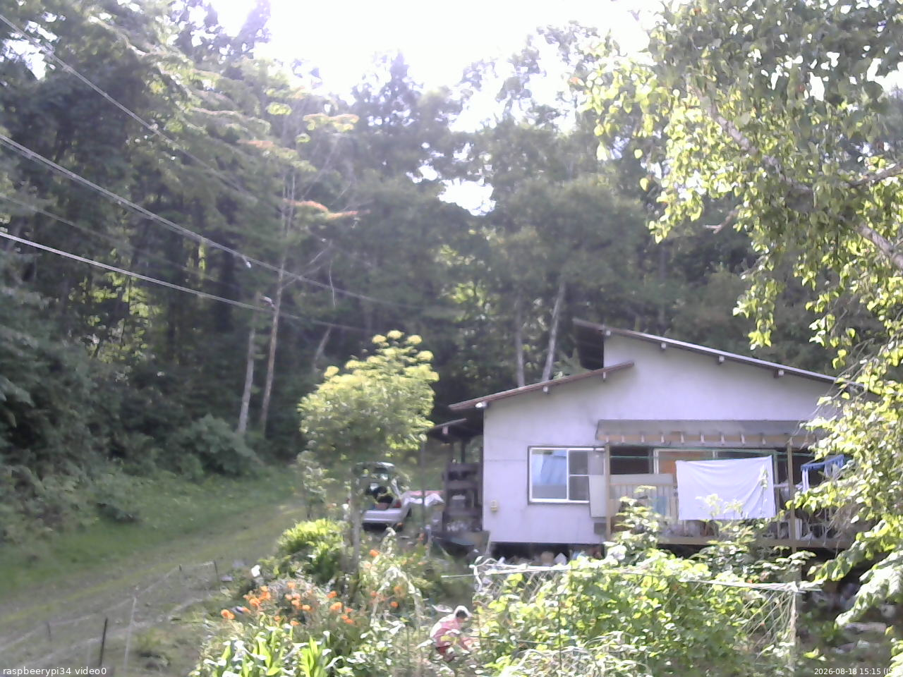 長野県菅平高原 ゆたか山荘 西側(坂上) 2026/08/18 15:15