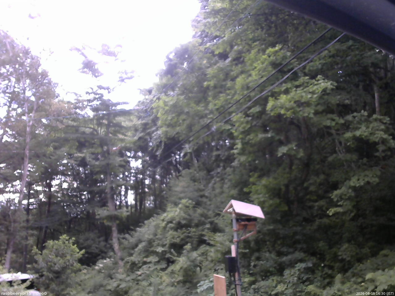 長野県菅平高原 ゆたか山荘 温度計 2026/08/18 16:30