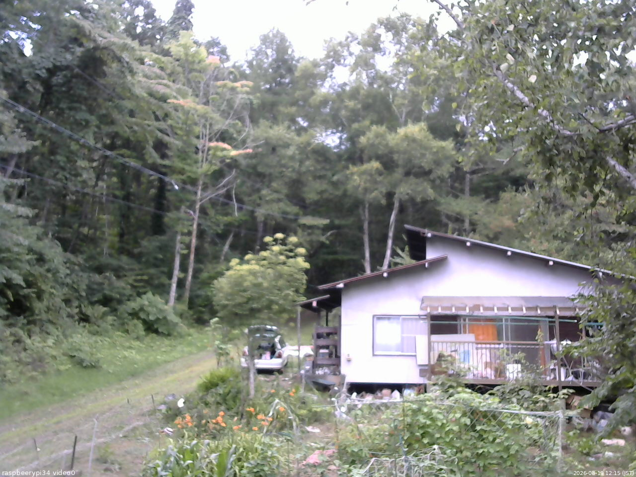 長野県菅平高原 ゆたか山荘 西側(坂上) 2026/08/19 12:15