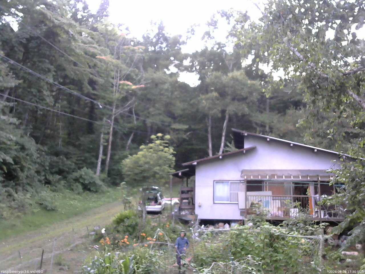 長野県菅平高原 ゆたか山荘 西側(坂上) 2026/08/19 17:30