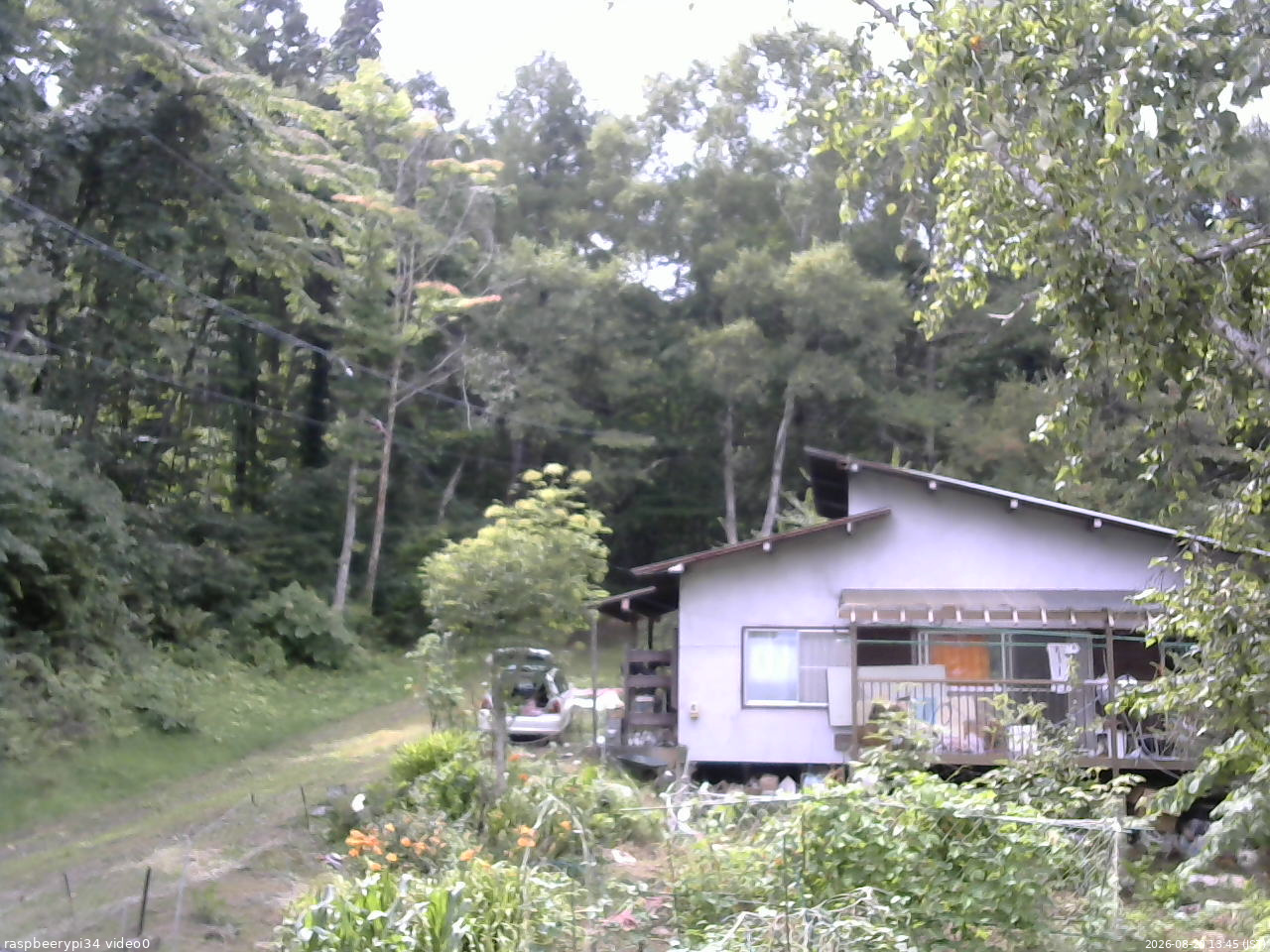 長野県菅平高原 ゆたか山荘 西側(坂上) 2026/08/20 13:45
