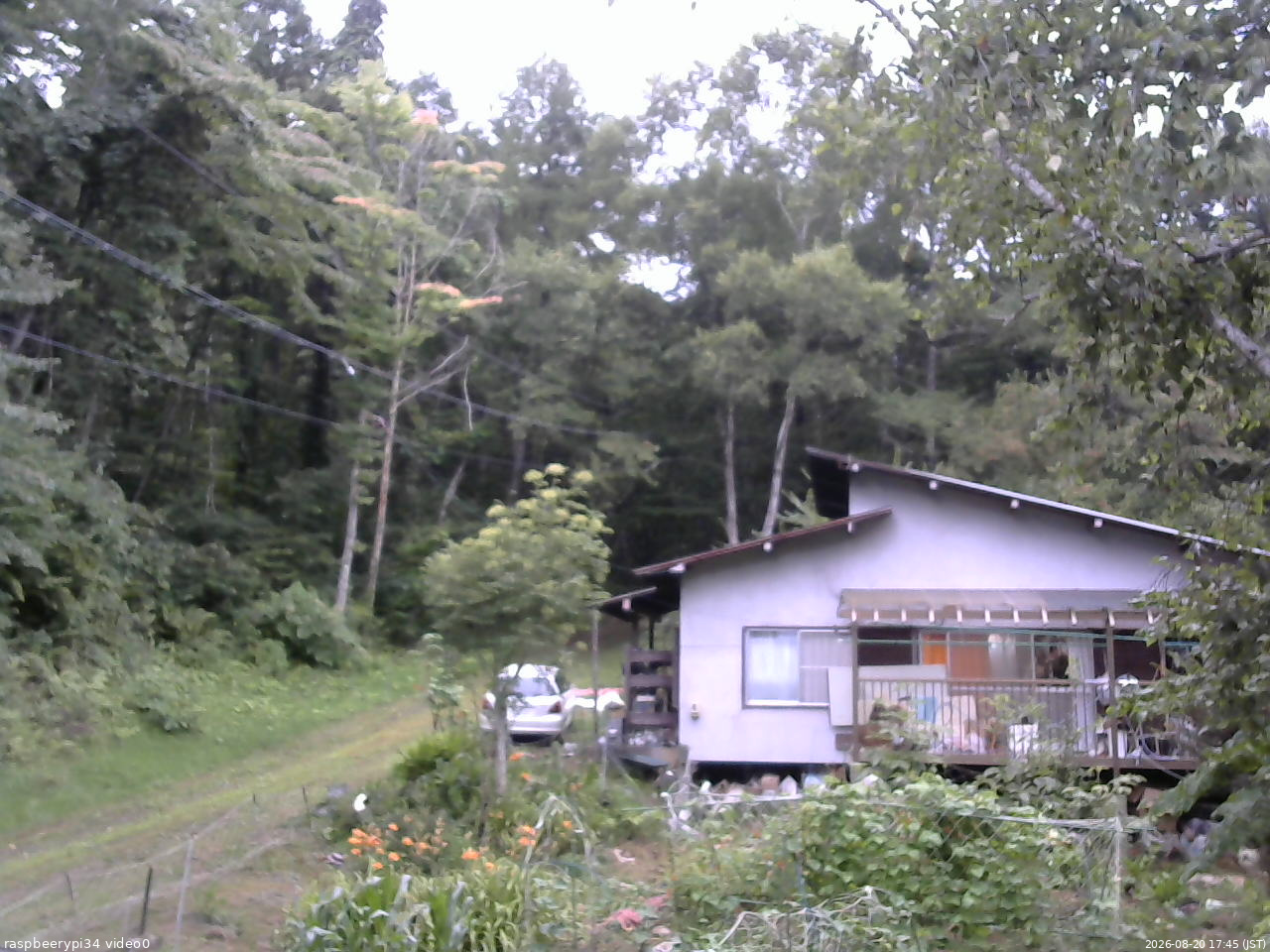 長野県菅平高原 ゆたか山荘 西側(坂上) 2026/08/20 17:45