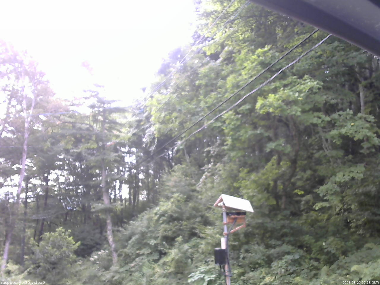 長野県菅平高原 ゆたか山荘 温度計 2026/08/20 07:15