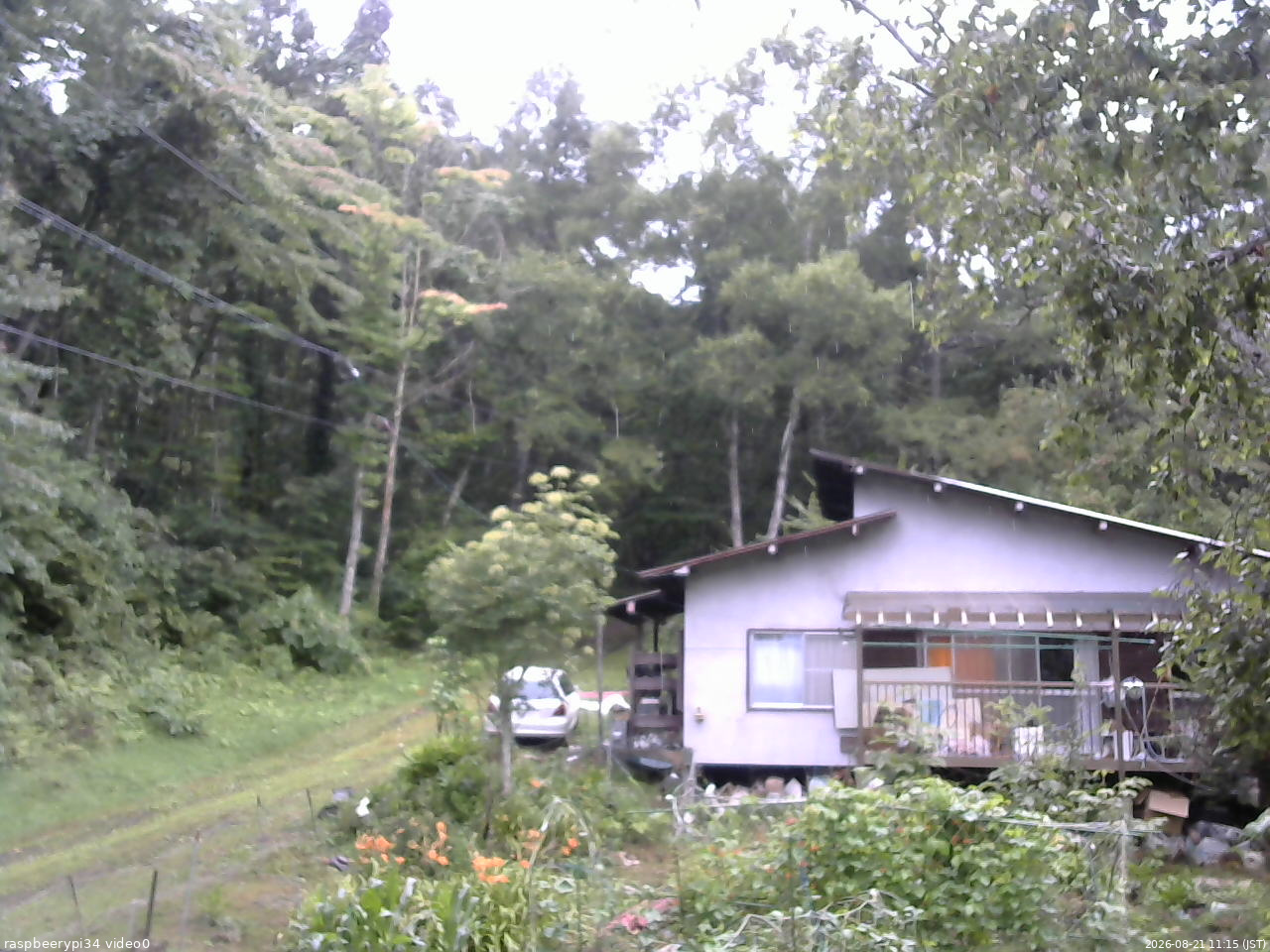 長野県菅平高原 ゆたか山荘 西側(坂上) 2026/08/21 11:15