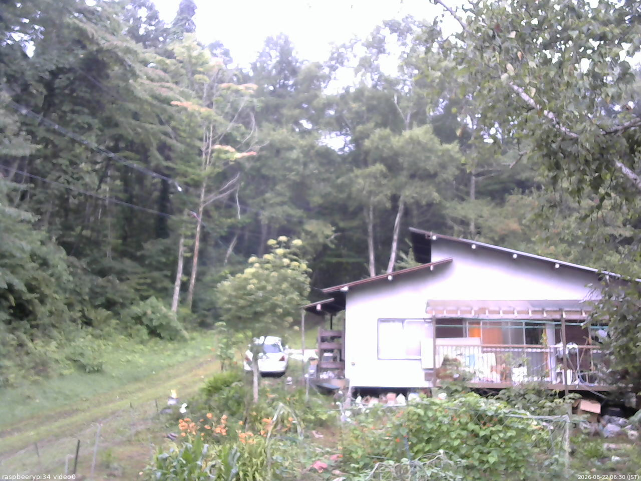 長野県菅平高原 ゆたか山荘 西側(坂上) 2026/08/22 06:30