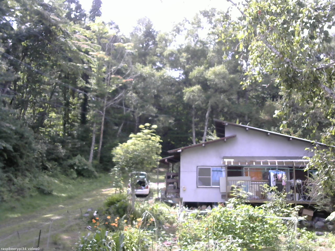 長野県菅平高原 ゆたか山荘 西側(坂上) 2026/08/22 13:00