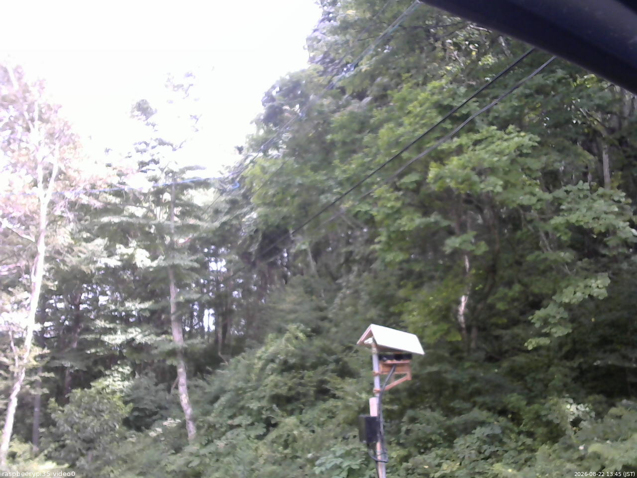 長野県菅平高原 ゆたか山荘 温度計 2026/08/22 13:45