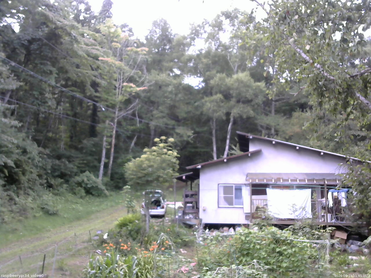 長野県菅平高原 ゆたか山荘 西側(坂上) 2026/08/23 11:45