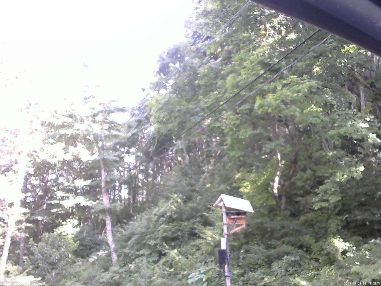 長野県菅平高原 ゆたか山荘 温度計 2026/08/23 13:45