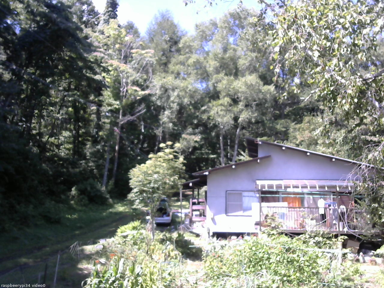 長野県菅平高原 ゆたか山荘 西側(坂上) 2026/08/24 10:45