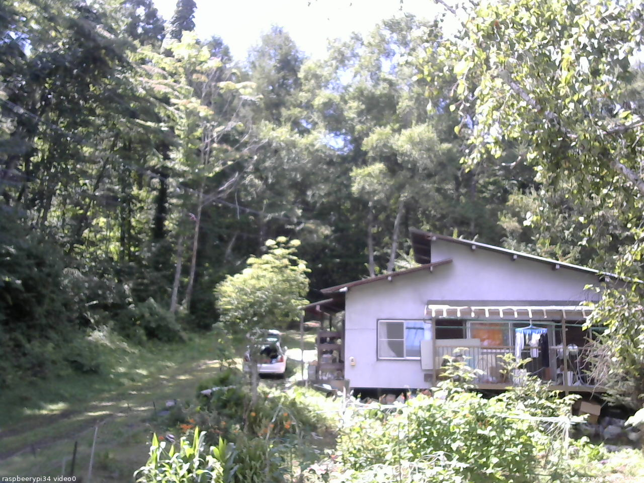 長野県菅平高原 ゆたか山荘 西側(坂上) 2026/08/24 12:45