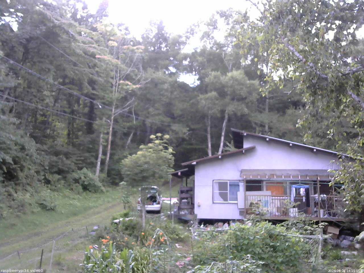 長野県菅平高原 ゆたか山荘 西側(坂上) 2026/08/24 14:15