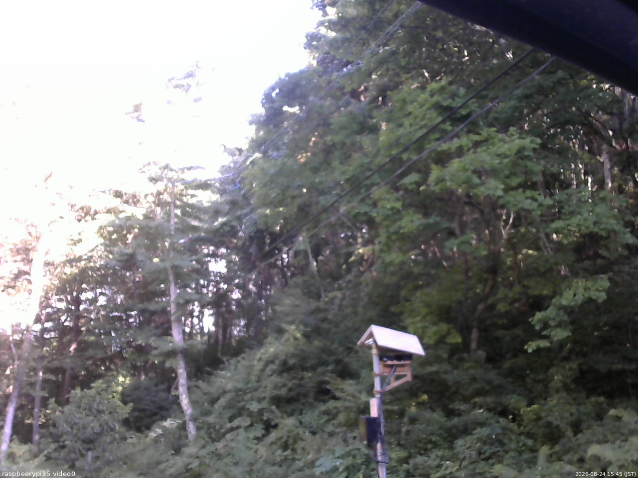 長野県菅平高原 ゆたか山荘 温度計 2026/08/24 15:45