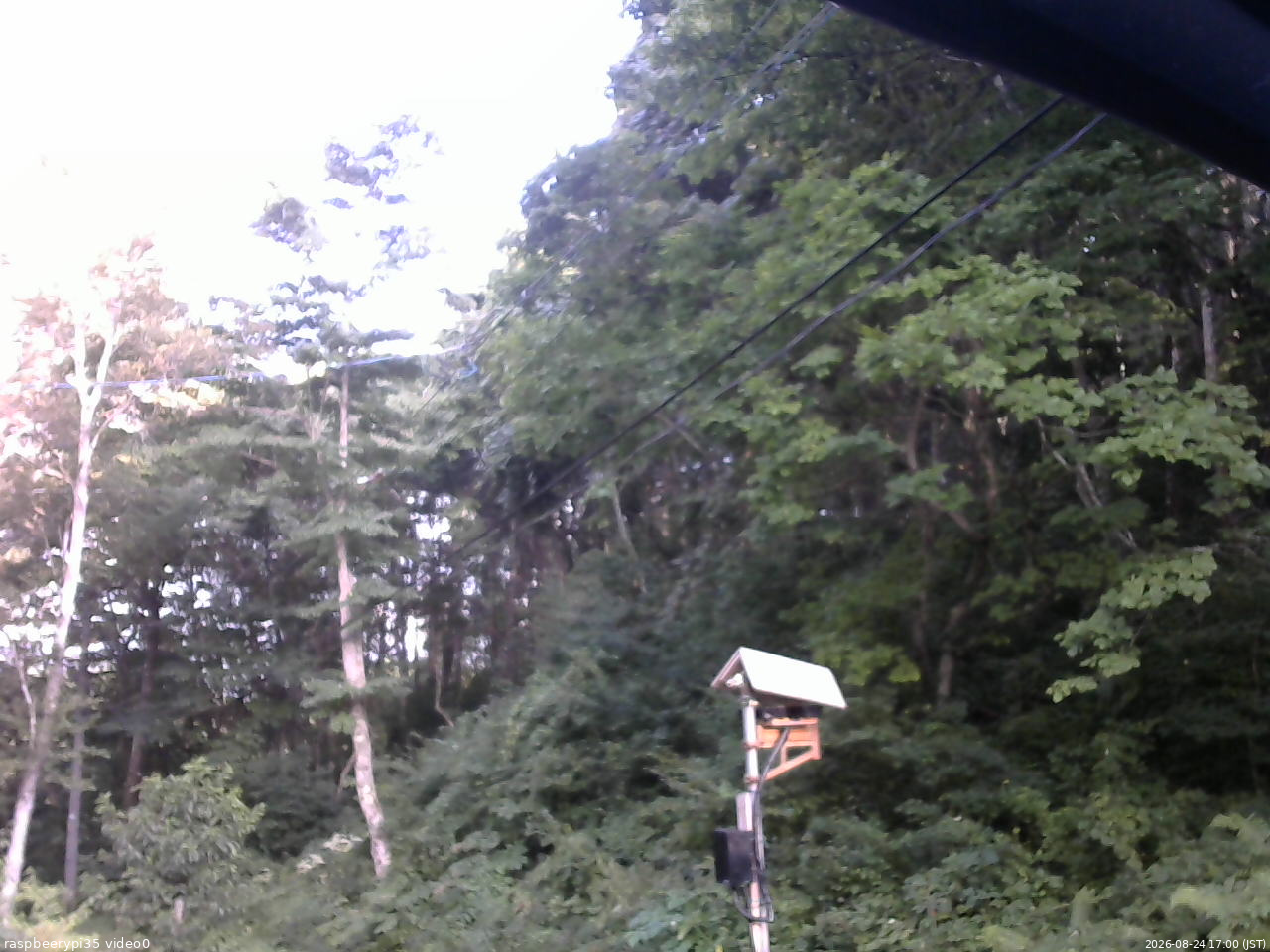 長野県菅平高原 ゆたか山荘 温度計 2026/08/24 17:00