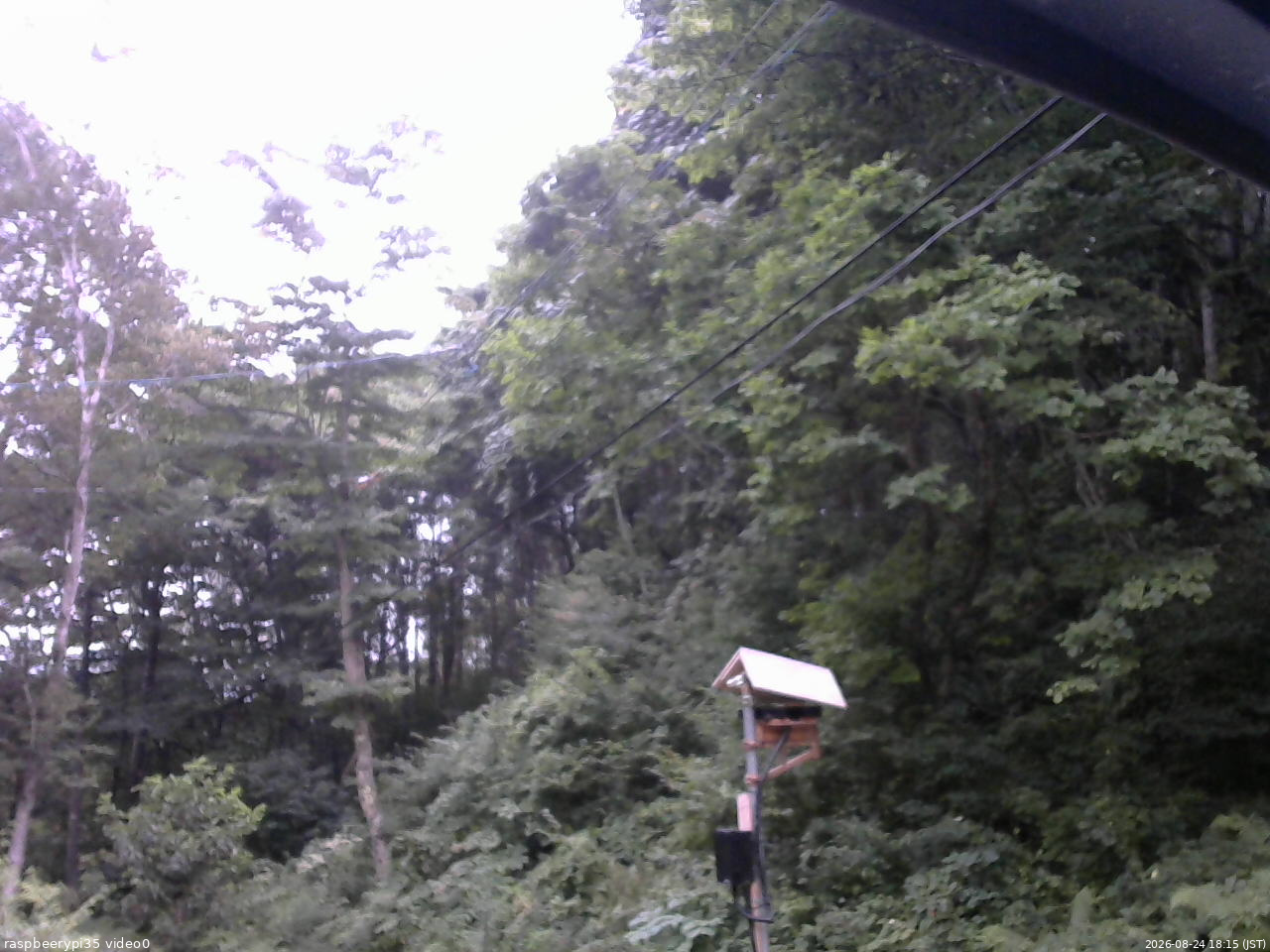 長野県菅平高原 ゆたか山荘 温度計 2026/08/24 18:15