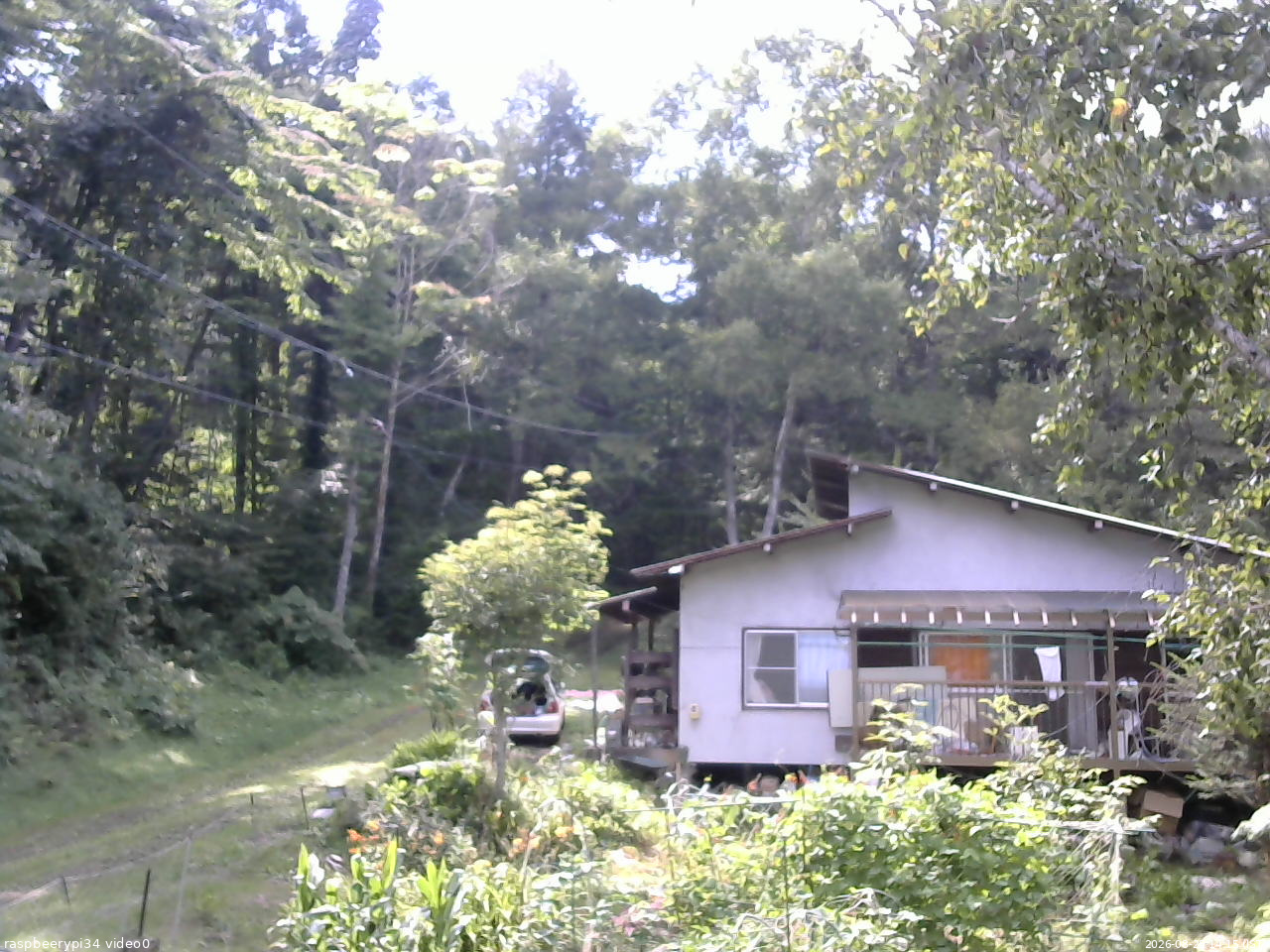 長野県菅平高原 ゆたか山荘 西側(坂上) 2026/08/25 14:15