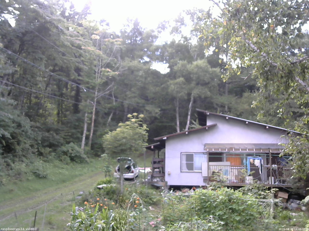 長野県菅平高原 ゆたか山荘 西側(坂上) 2026/08/26 14:45