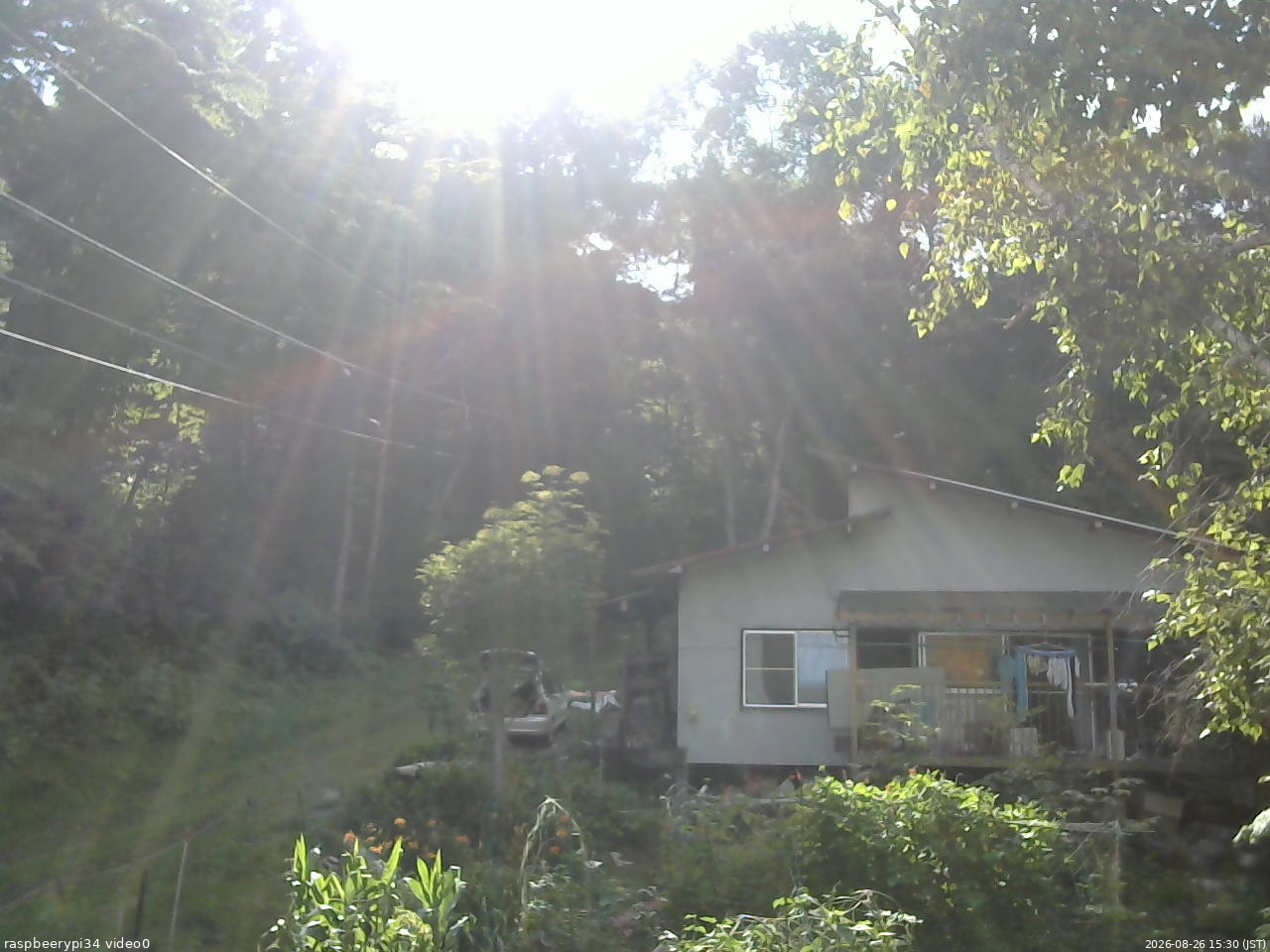 長野県菅平高原 ゆたか山荘 西側(坂上) 2026/08/26 15:30