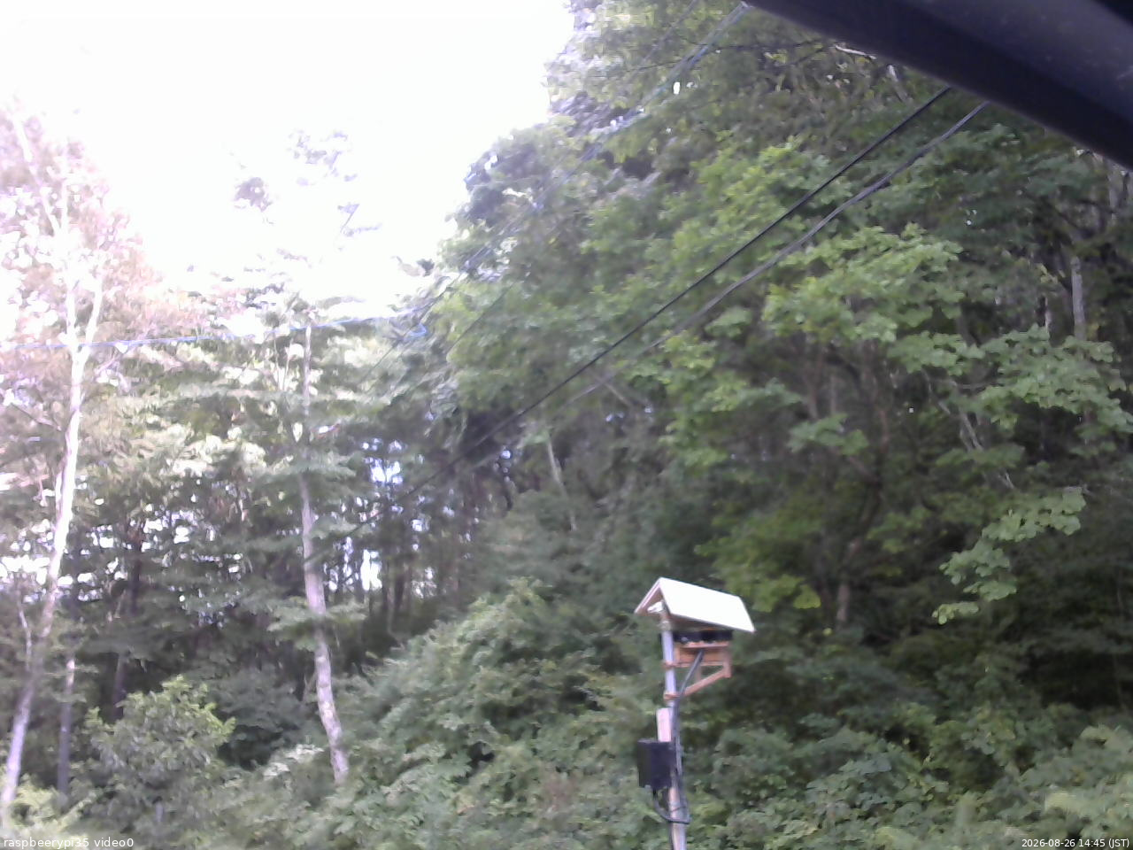 長野県菅平高原 ゆたか山荘 温度計 2026/08/26 14:45