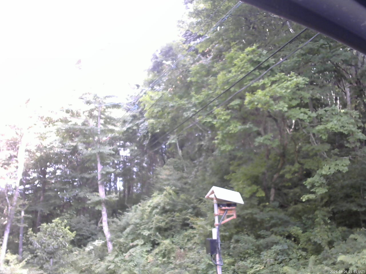長野県菅平高原 ゆたか山荘 温度計 2026/08/26 15:45