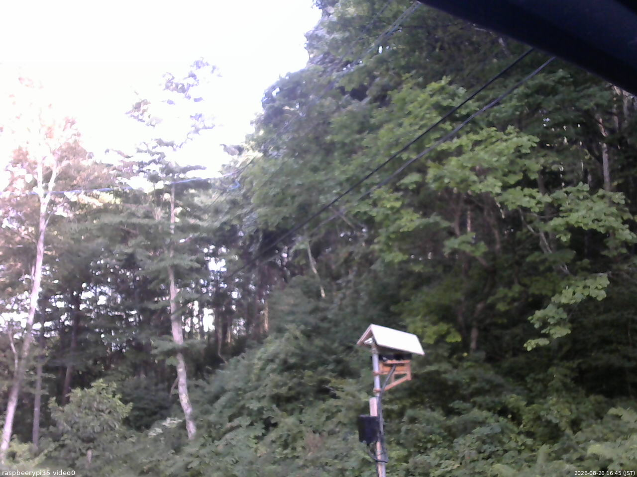 長野県菅平高原 ゆたか山荘 温度計 2026/08/26 16:45