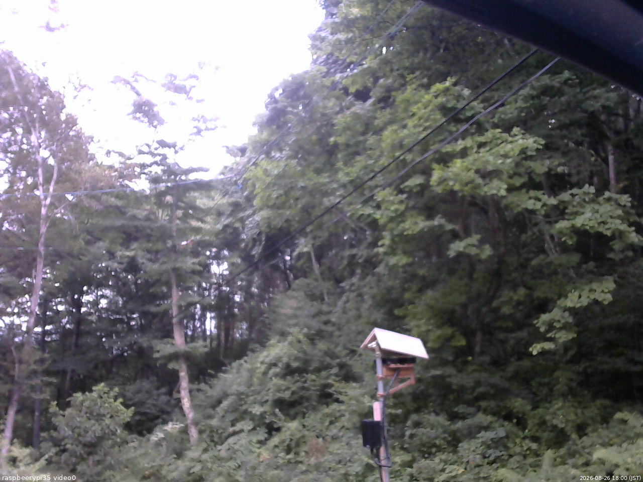 長野県菅平高原 ゆたか山荘 温度計 2026/08/26 18:00