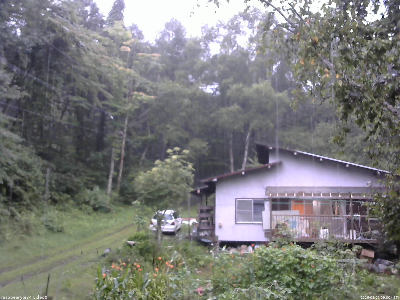 長野県菅平高原 ゆたか山荘 西側(坂上) 2026/08/27 09:00