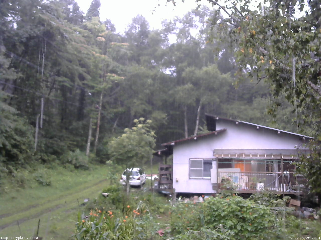 長野県菅平高原 ゆたか山荘 西側(坂上) 2026/08/27 09:45
