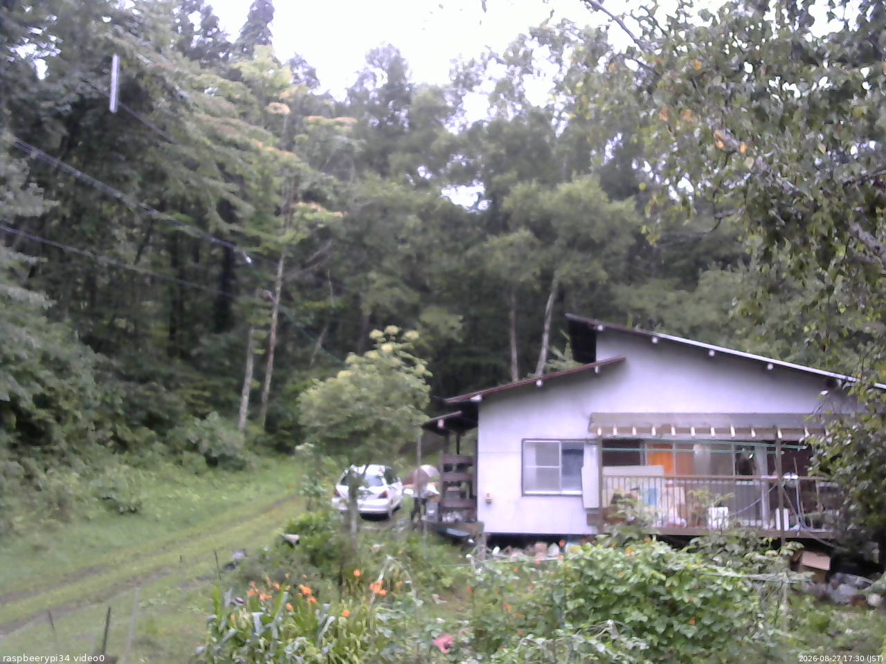 長野県菅平高原 ゆたか山荘 西側(坂上) 2026/08/27 17:30
