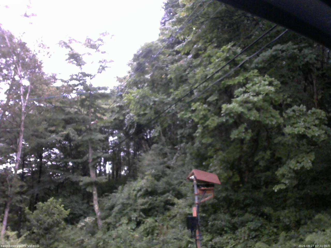 長野県菅平高原 ゆたか山荘 温度計 2026/08/27 07:30