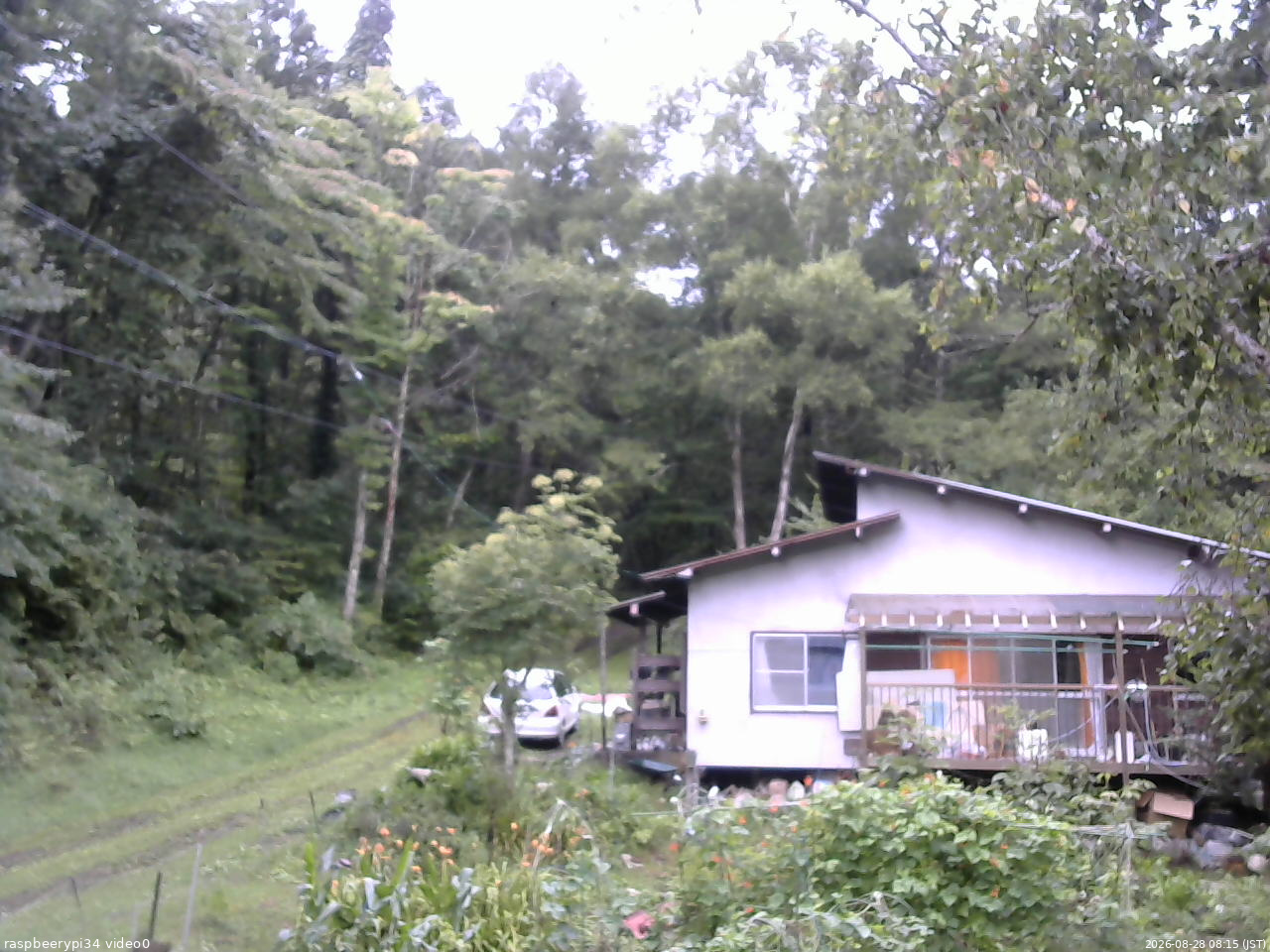 長野県菅平高原 ゆたか山荘 西側(坂上) 2026/08/28 08:15