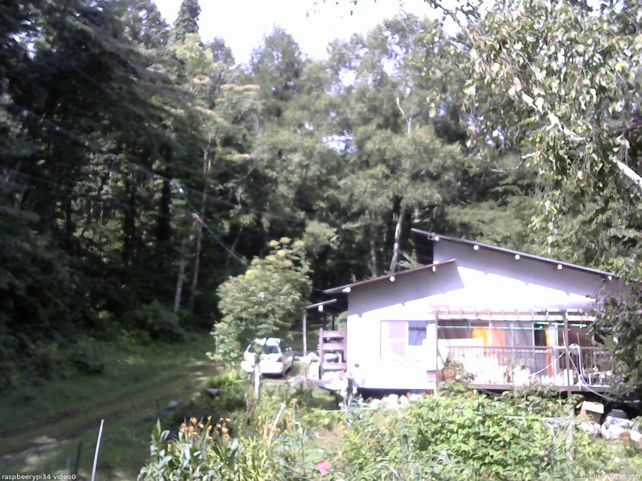 長野県菅平高原 ゆたか山荘 西側(坂上) 2026/08/28 09:15