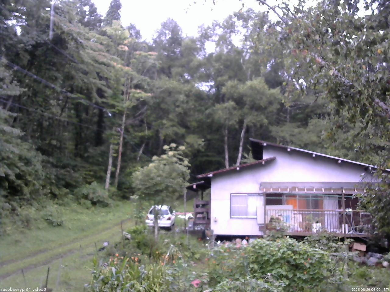 長野県菅平高原 ゆたか山荘 西側(坂上) 2026/08/29 06:00