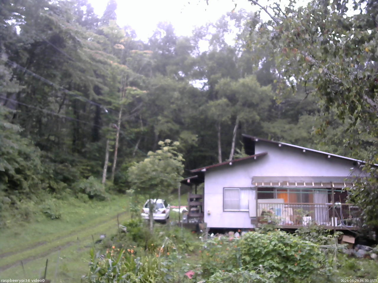 長野県菅平高原 ゆたか山荘 西側(坂上) 2026/08/29 06:30