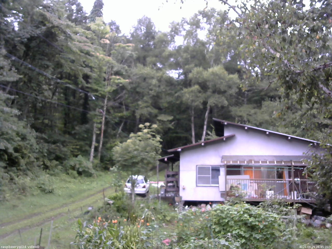 長野県菅平高原 ゆたか山荘 西側(坂上) 2026/08/29 16:45