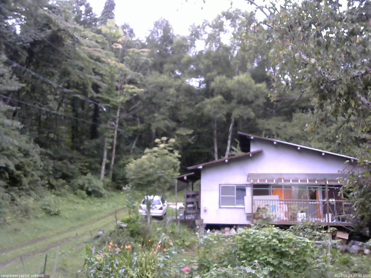 長野県菅平高原 ゆたか山荘 西側(坂上) 2026/08/29 17:30